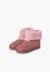 Bottes à col roulé en fourrure pour fille Bleu marine+Gris+Rose+Taupe 16 - vertbaudet enfant 