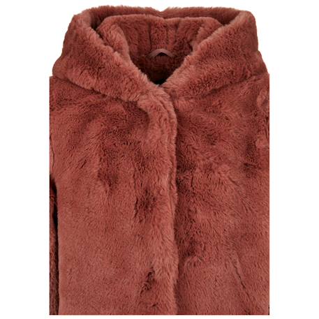 Manteau synthétique Noir+Rose foncé 8 - vertbaudet enfant 