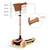 Trottinette Kinderkraft RAKET UP 2 en 1 avec Siège Réglable, Roues RGB et LED, Guidon Ajustable et Pliage Compact Beige+Black+Blue+Pink 4 - vertbaudet enfant 