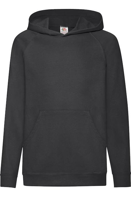 Sweat à capuche coton Blanc+Bleu roi+Gris chiné+Noir 7 - vertbaudet enfant 