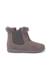 Bottines chelsea pour filles avec col en fourrure Gris+Rose+Taupe 1 - vertbaudet enfant 