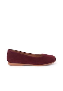 Chaussures-Chaussures fille 23-38-Ballerines plates en suède pour filles s