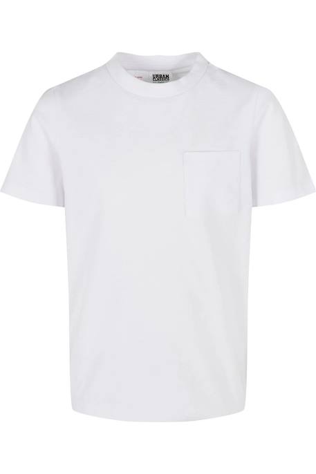 T-shirts  basic Blanc / bleu foncé 5 - vertbaudet enfant 