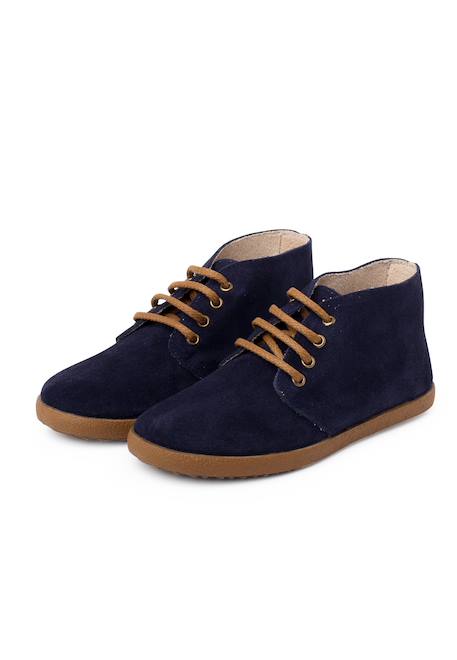 Botte fendue style safari contrasté Bleu marine+Gris+Taupe 4 - vertbaudet enfant 