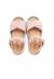 Sandale en suède brides croisées et semelle en jute Bleu+Camel+Rose 15 - vertbaudet enfant 