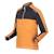 Haut polaire polyester hewley Orange clair / gris phoque 3 - vertbaudet enfant 