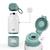 Chauffe-biberon nomade 2-en-1 GAJA, thermos 500 ml, chauffe rapide 120 s, maintien au chaud 20 h, batterie rechargeable usb Beige+Vert 12 - vertbaudet enfant 