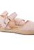 Sandale en suède brides croisées et semelle en jute Bleu+Camel+Rose 16 - vertbaudet enfant 