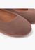 Ballerines plates en suède pour filles s Bordeaux+Gris foncé+Taupe 18 - vertbaudet enfant 