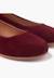 Ballerines plates en suède pour filles s Bordeaux+Gris foncé+Taupe 6 - vertbaudet enfant 