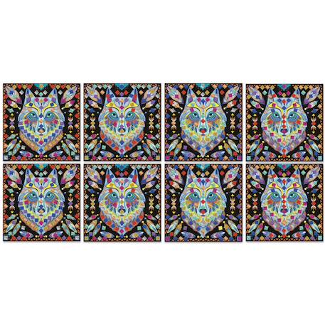 Mosaïques à faire entre amis - 8 tableaux MULTICOLORE 2 - vertbaudet enfant 