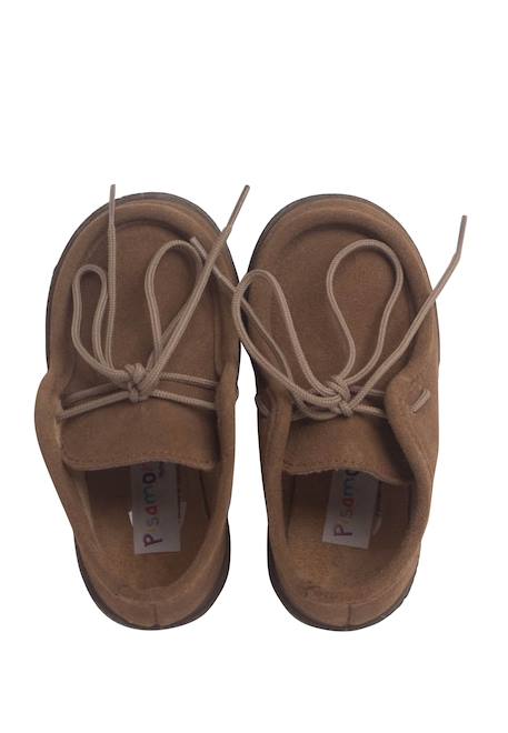 Chaussures derbies premiers pas Bleu marine+Camel+Gris 11 - vertbaudet enfant 
