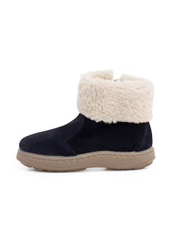 Chaussures-Chaussures fille 23-38-Botte de sport avec fermeture éclair et semelle en peau de mouton