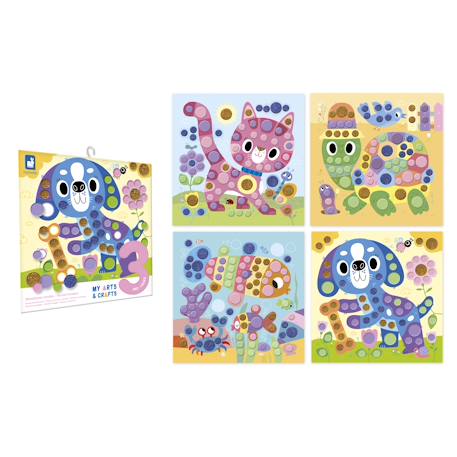 Gommettes rondes petits amis 3 ans MULTICOLORE 3 - vertbaudet enfant 
