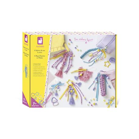 Kit créatif bijoux de sac MULTICOLORE 1 - vertbaudet enfant 