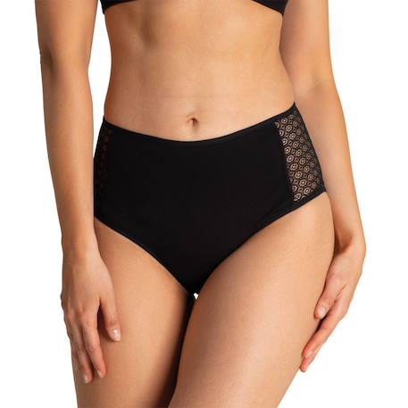 Lot de 2 culottes midi pour fuites urinaires femme Noir 3 - vertbaudet enfant 