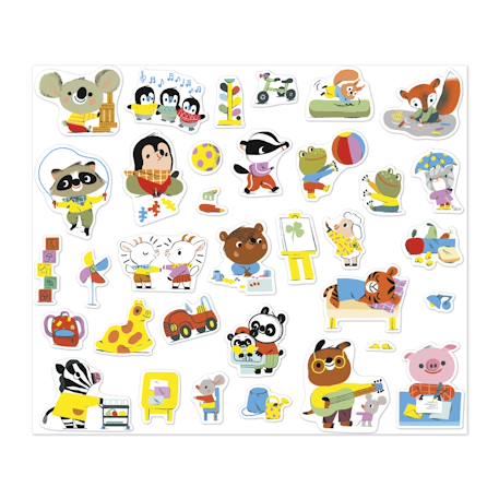 Gommettes l'école maternelle  x200 MULTICOLORE 3 - vertbaudet enfant 