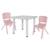Table enfant avec 2 chaises Bleu clair et gris+Gris+Rose et gris+Vert 12 - vertbaudet enfant 