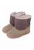 Bottes en velours côtelé et suéde avec doublure en peau de mouton Gris+Taupe 10 - vertbaudet enfant 