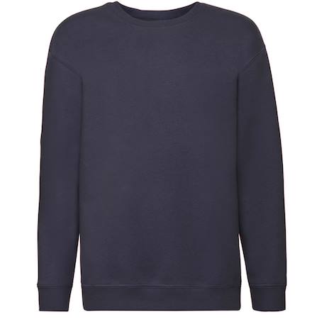 Sweat coton filé à l'anneau premium Bleu marine+Bleu marine sombre+Bleu roi+Noir+Rouge+Tournesol 4 - vertbaudet enfant 