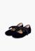 Chaussures babies velours avec nœud gros-grain filles Beige+Bleu de france+Bleu marine+Bordeaux+Gris+Noir+Rose pâle+Vert 16 - vertbaudet enfant 