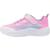 Baskets basses à scratch Blanc et violet+Purpe aqua+Rose 14 - vertbaudet enfant 