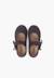 Chaussures babies bride froncée et nœud pour fille Bleu marine+Gris+Rose+Sable 11 - vertbaudet enfant 