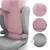 Siège Auto Kinderkraft I-SPARK 2 PLUS i-Size 100-150 cm 2 en 1 avec Booster, H-GUARD, SPS et Appuie-Tête 10 Positions Gris+Noir+Rose+Vert 17 - vertbaudet enfant 
