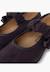 Chaussures babies bride froncée et nœud pour fille Bleu marine+Gris+Rose+Sable 12 - vertbaudet enfant 