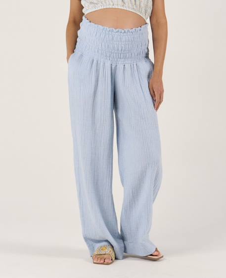 Pantalon de maternité myriam Beige+Bleu 7 - vertbaudet enfant 