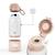 Chauffe-biberon nomade 2-en-1 GAJA, thermos 500 ml, chauffe rapide 120 s, maintien au chaud 20 h, batterie rechargeable usb Beige+Vert 6 - vertbaudet enfant 