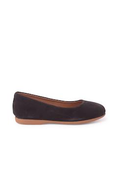 Chaussures-Ballerines plates en suède pour filles s
