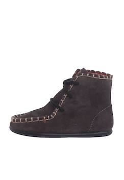 Chaussures-Bottes en suède style mohican pour enfants