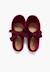 Chaussures babies velours avec nœud gros-grain filles Beige+Bleu de france+Bleu marine+Bordeaux+Gris+Noir+Rose pâle+Vert 23 - vertbaudet enfant 