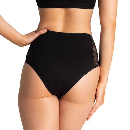 Lot de 2 culottes midi pour fuites urinaires femme Noir 2 - vertbaudet enfant 