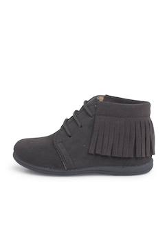 Chaussures-Bottes frangées à lacets premiers pas