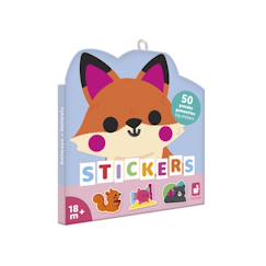 Jouet-Activités artistiques et musicales-Gommettes animaux dès 18 mois