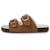 Chaussons mules ouvertes ultra confortables, en cuir Camel+Vert d'eau 4 - vertbaudet enfant 