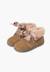 Bottines en suède fille col fourrure lacets en satin Bleu marine+Gris+Marron+Rose+Taupe 28 - vertbaudet enfant 