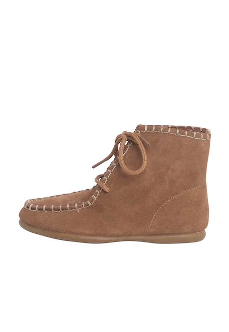 Bottes en suède style mohican pour enfants Camel+Gris foncé+Vert 1 - vertbaudet enfant 
