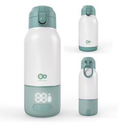 -Chauffe-Biberon Mobile Kinderkraft GAJA 2 en 1 avec Thermos 500 ml, Écran Numérique, Chauffe Rapide et Maintien au Chaud 20 h
