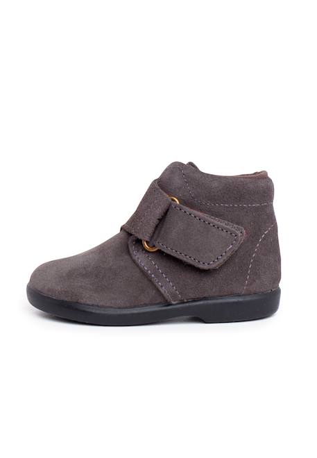 Botte adhérente à sangles croisées fendues Bleu marine+Gris+Taupe 7 - vertbaudet enfant 