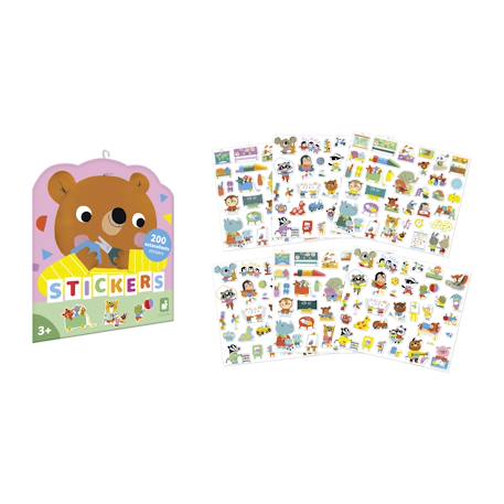 Gommettes l'école maternelle  x200 MULTICOLORE 2 - vertbaudet enfant 