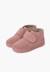 Bottines à brides larges adhérentes en fourrure Bleu+Bleu marine+Camel+Gris+Rose+Taupe 28 - vertbaudet enfant 