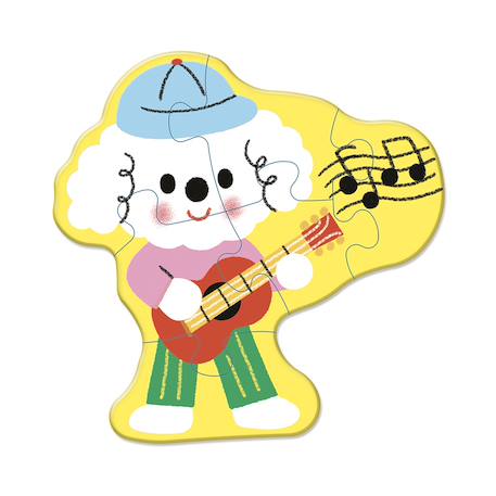 Puzzle évolutif les instruments de musique Multicolore 6 - vertbaudet enfant 
