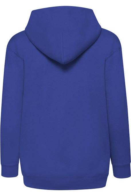 Veste à capuche coton classic Azur+Bleu marine sombre+Bleu roi+Bordeaux+Gris chiné+Noir+Rouge+Vert bouteille 8 - vertbaudet enfant 