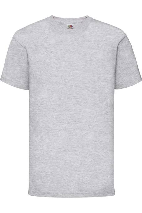T-shirt coton original Gris 1 - vertbaudet enfant 