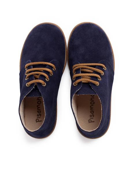 Botte fendue style safari contrasté Bleu marine+Gris+Taupe 5 - vertbaudet enfant 