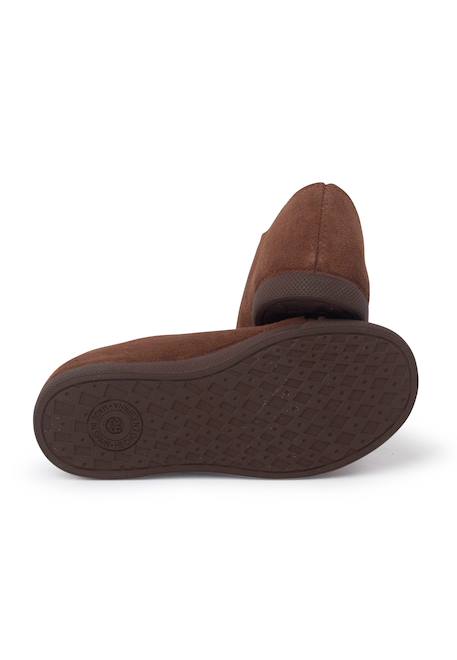 Baskets en suède avec embout en caoutchouc et lacets Bleu marine+Camel+Gris+Noir 9 - vertbaudet enfant 
