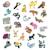 Gommettes animaux exotiques x100 MULTICOLORE 4 - vertbaudet enfant 
